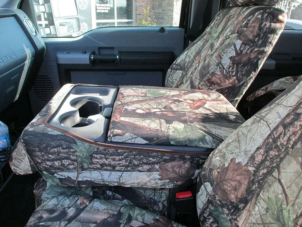 in Endura Seat Bottom F150 with Opening & F250-F550 Console Center DS1C Opening and Front 2014 Section 20 Split 2015-2021 Camouflage 40/20/40 F486 Seat