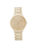 R27090602 Couleurs Watch 39mm Thinline Cream True Dial Ceramic Les Quartz Rado