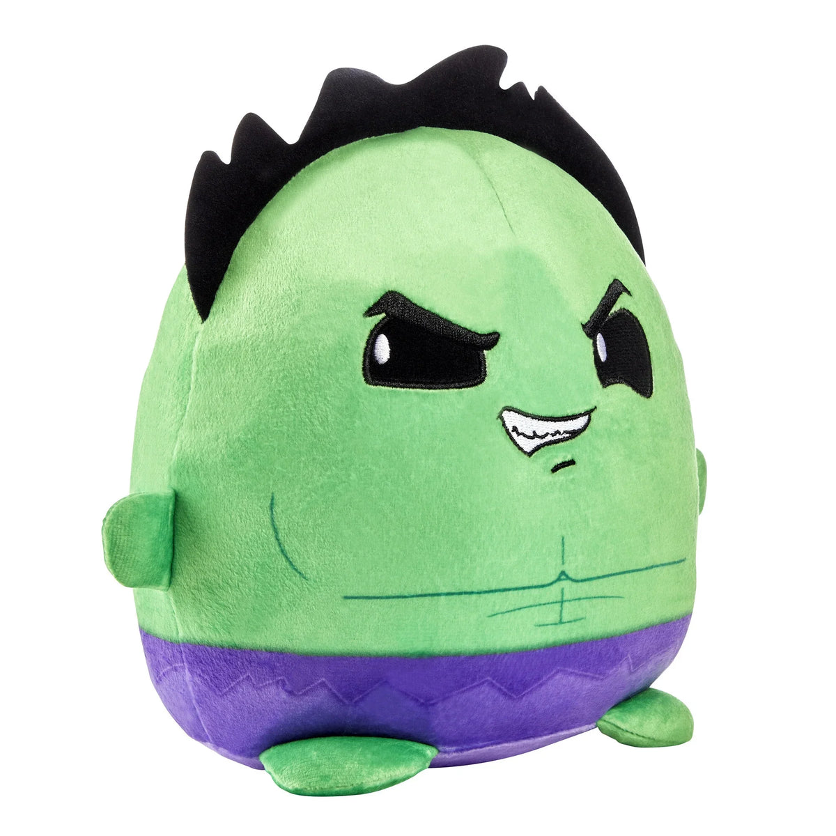 Plush Character, 3 Marvel Up Years & Soft 7-in Pillow Hulk Rounded Doll for Cuutopia