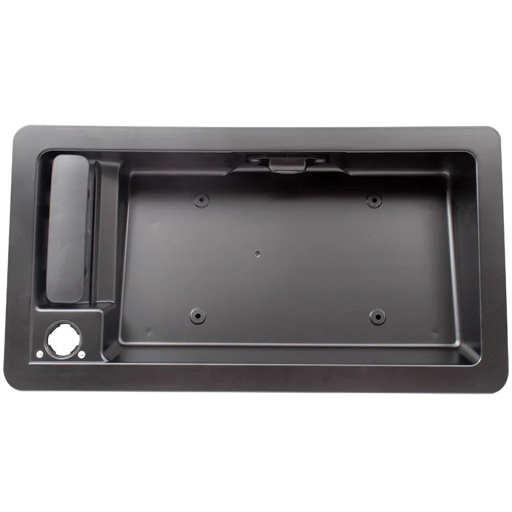 Van Plate 08-14 License E-Series Outside Handle Econoline with Textured without Bracket Passengers w/ Camera Door Rear Back Brock Replacement Compatible