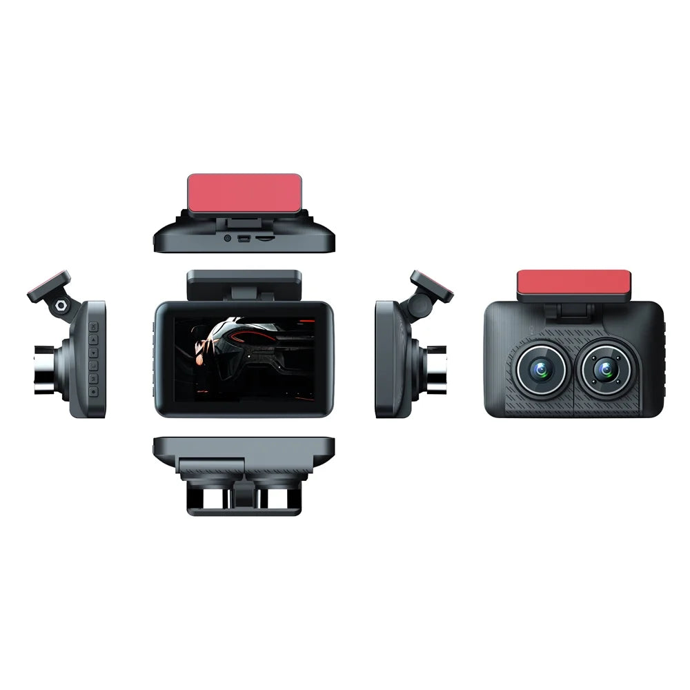 Camera Recording Driving Car Recorder Mirror Cameras Cam Camcorder Safety Recorder 3 Andoer Auto Angle Clear Dash Car Video Wide 4in Rearview Car