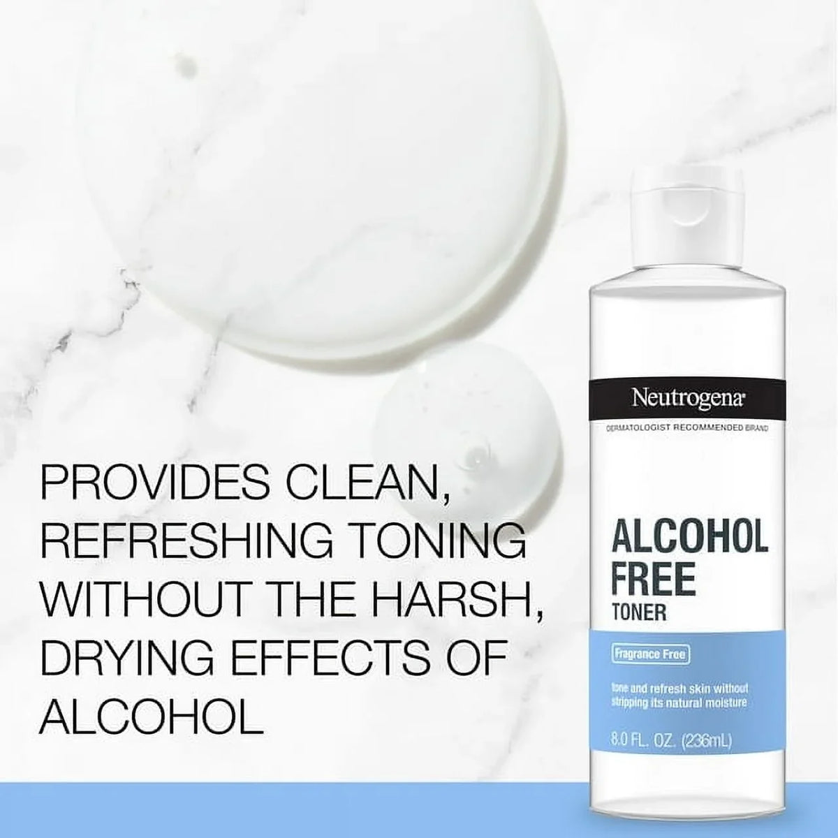 8 Neutrogena, Alcohol-Free fl of Toner, Pack 2 oz