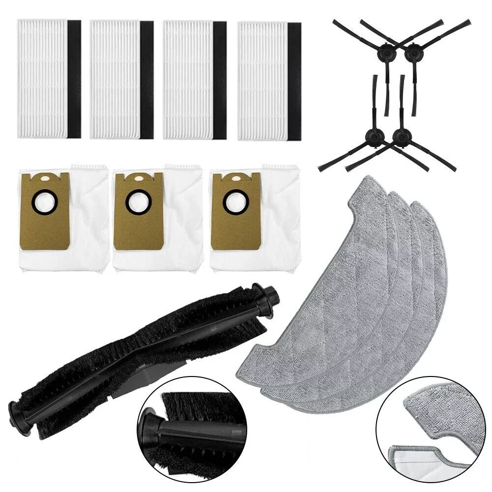 For Parts High-Quality Cleaner AIRROBO Mop Bags Dust Vacuum Brush Pads T10+Robot