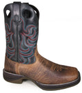 Cowboy Mens 11D Benton Leather Smoky Boots Mountain Brown/Black