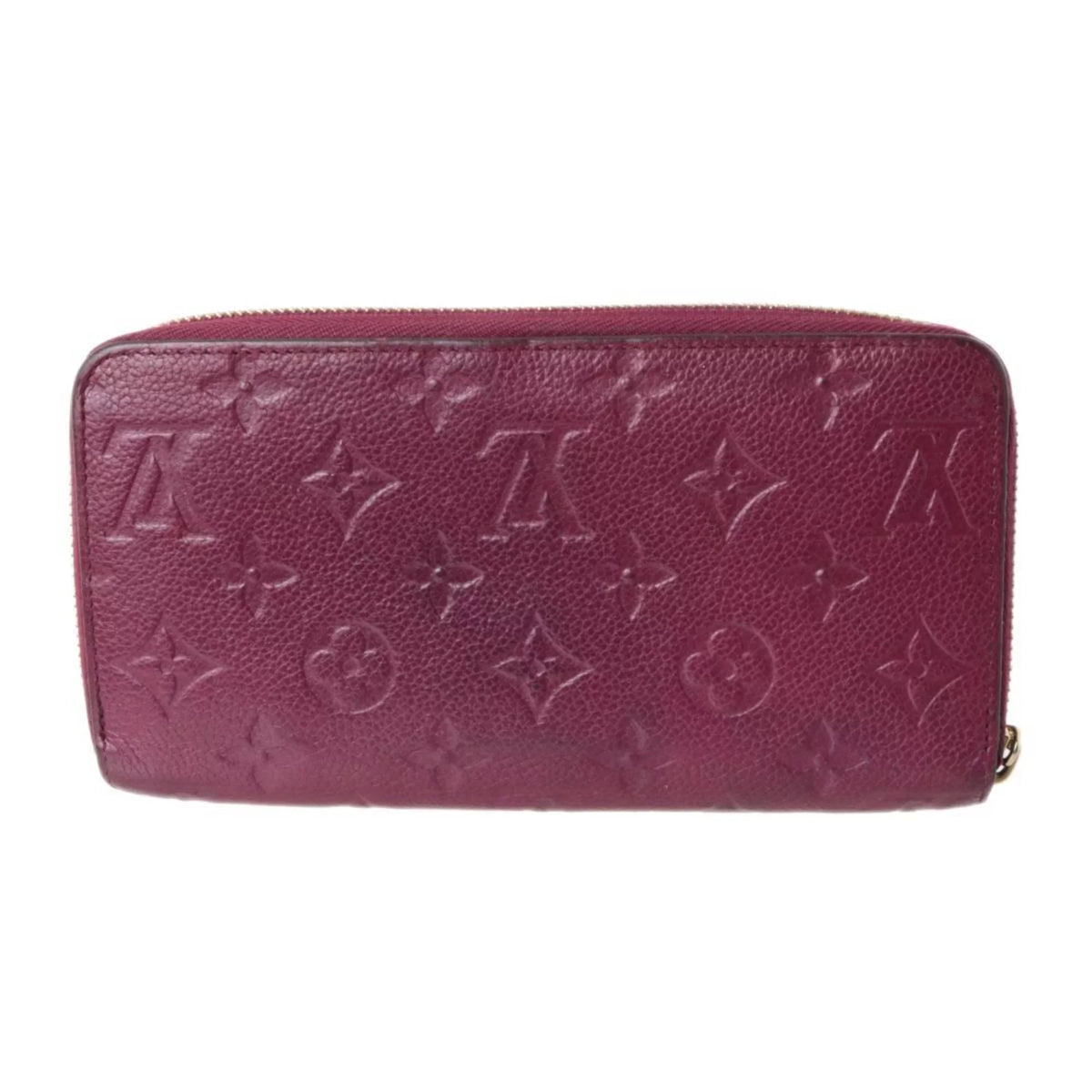 Amplant Monogram Zippy Pre-Owned Cherry Wallet (Fair) M68571 Berry Long