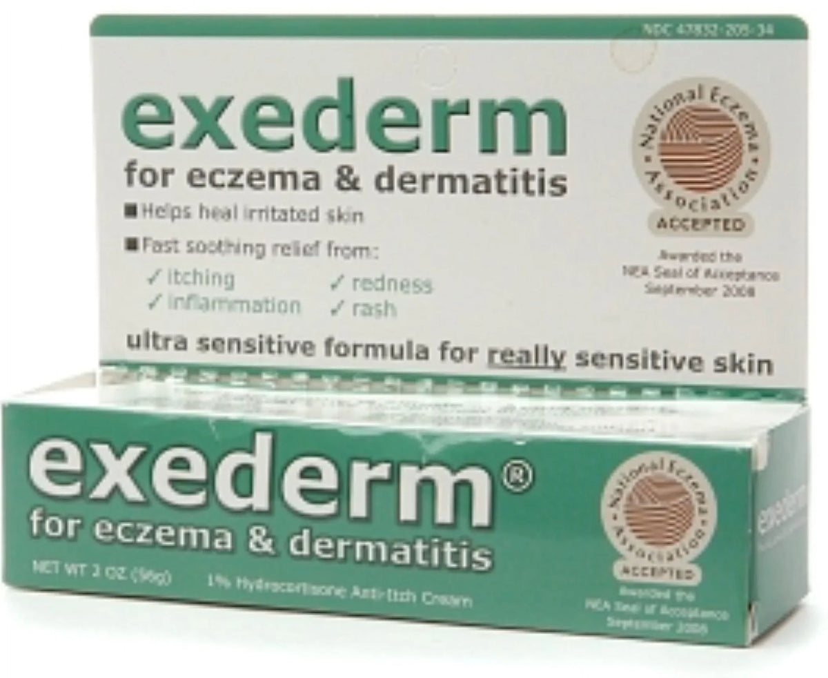 Flare (Pack Eczema 3) Control oz 2 for Cream Dermatitis of Exederm &