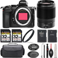 '+ + + with S Cleaning Nikon f/1.8 35mm Extra Backup Storage + Lens Z5 Case Filter Kit International - UV Version 64GB Mirrorless + Battery