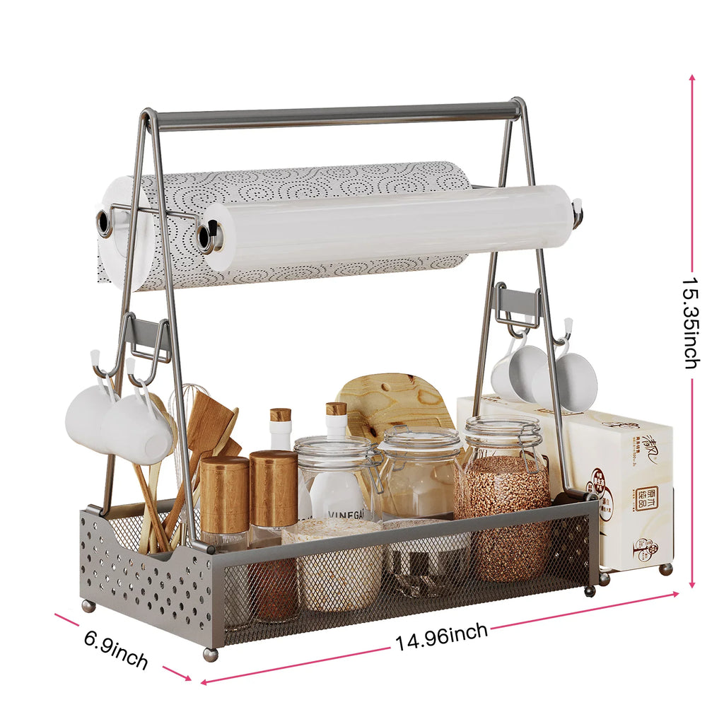 Tools, Caddy Organize Cleaning Backyard and for Condiments, Supplies Towels, Picnics, BBQs, Grill Caddy Kitchens, Paper Utensil - Outdoor - Hvacstar BBQ Garages