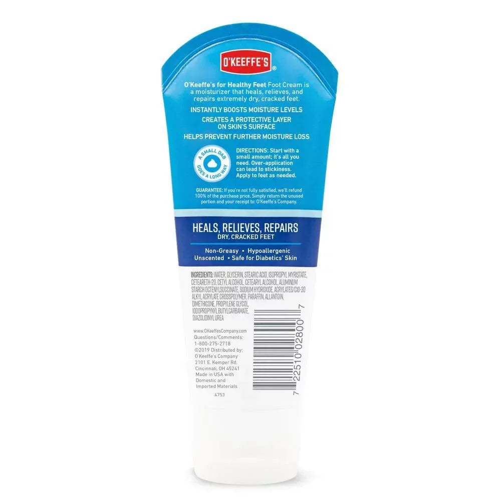 Foot Cream Healthy Feet 3oz. (5-Pack)