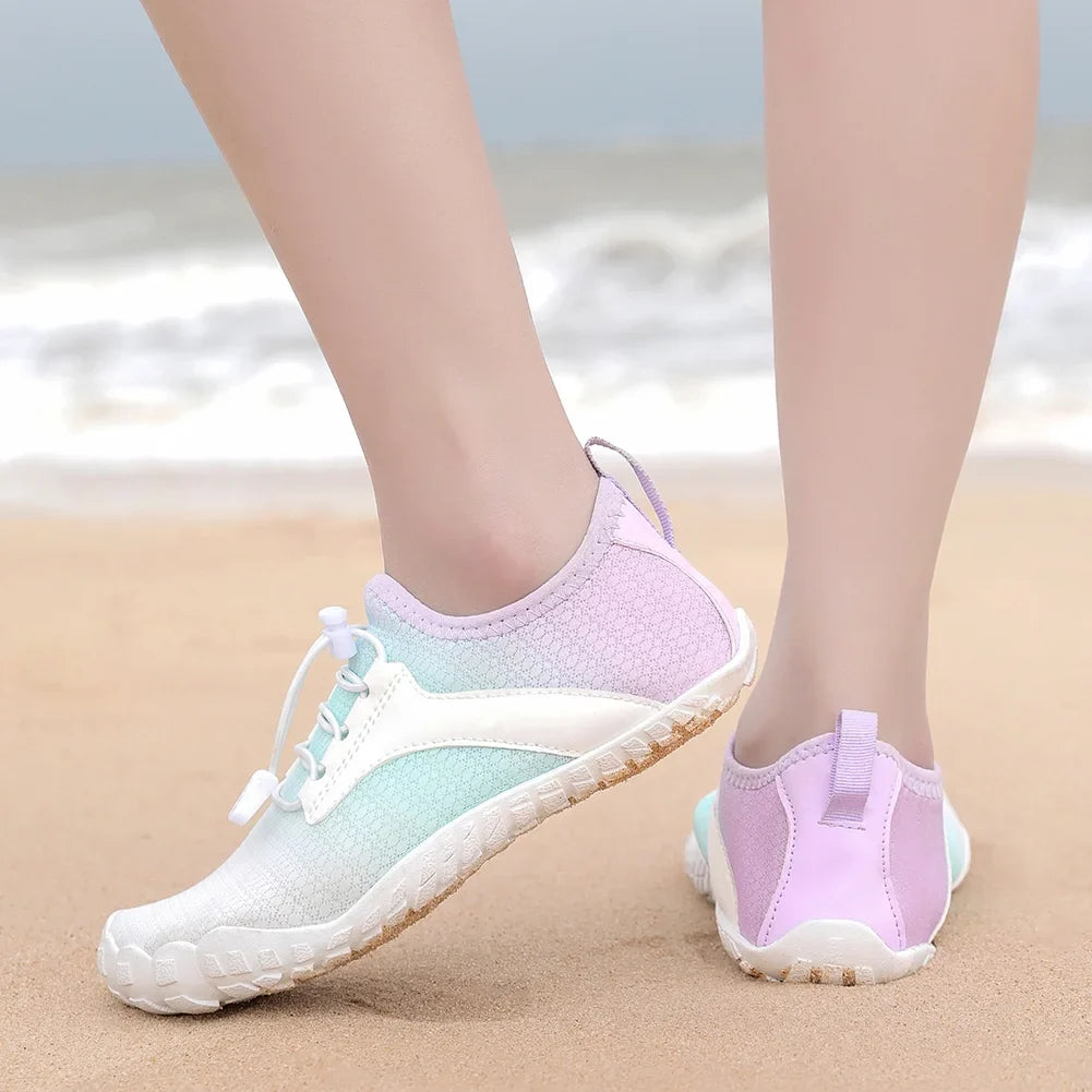 Non-slip (39 Men for SunyaMood Women Shoes Purple) Beach Barefoot Quick Water Shoes Dry