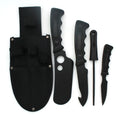 Eye Duty Game Knife Hunting 5PC Snake Set Big Heavy Black Tactical