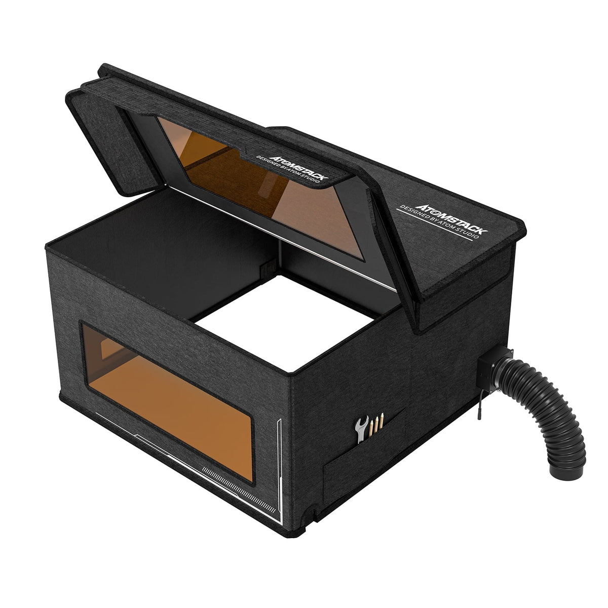 '+ PRO+ Eye Compatible P7 M30 Vent Demwa Filter M30 A5 Cousopo Most Laser Filter A5 P7 QISUO Pipe + Cover dsfen Protective Vent M40 PRO+ A5 Vent A5 A5 Box,700x700x460mm Size Vent ATOMSTACK M40