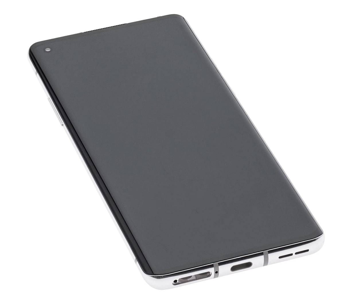(Refurbished) OLED OnePlus 5G Compatible Replacement For 8 (Non-Verizon With Assembly Silver) UW / Frame 5G Frame) (Polar