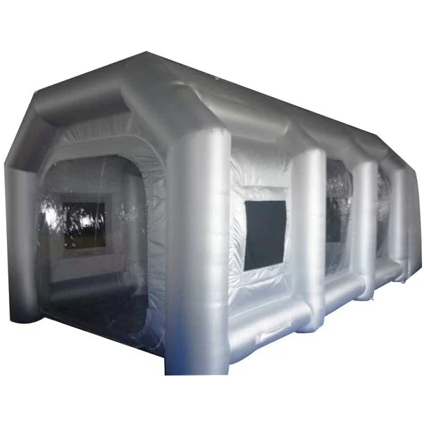Blowers 2 Inflatable Painting 19.6*9.8*8.2ft Spray INTBUYING Tent Booth Paint with Cabin External Car Portable