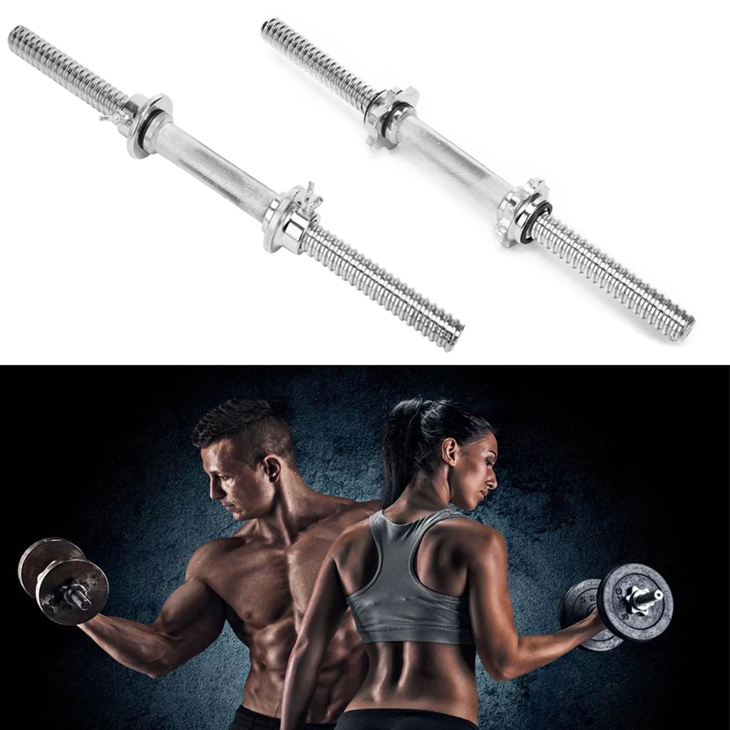 Bars Spinlock Handles 35cm,Hex Bars Length Set Barbell nut SAYFUT for Collar Gym Weight Training, Dumbbell Barbells Chrome Lifting Dumbbell 13.77''/ Strength Dumbbell