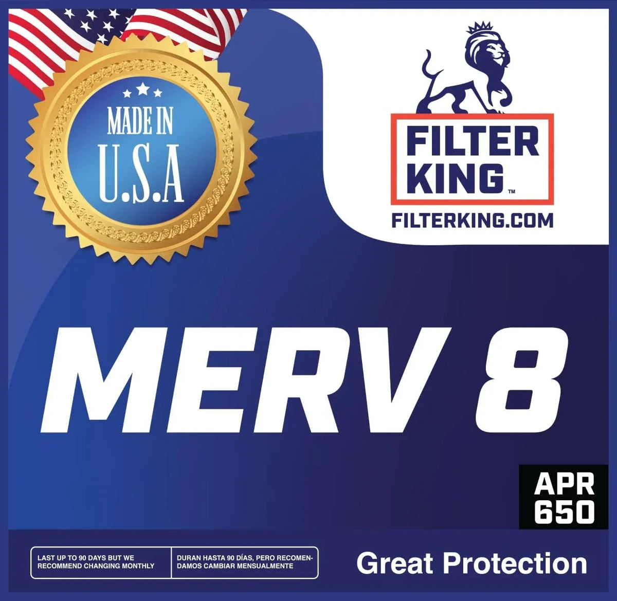 Filter | Air Pleated MERV IN USA 4-PACK 33.5 HVAC 14.5 Size: 33.5x14.5x1 Filter | .75" Filters King 8 x | Furnace Actual MADE | A/C x