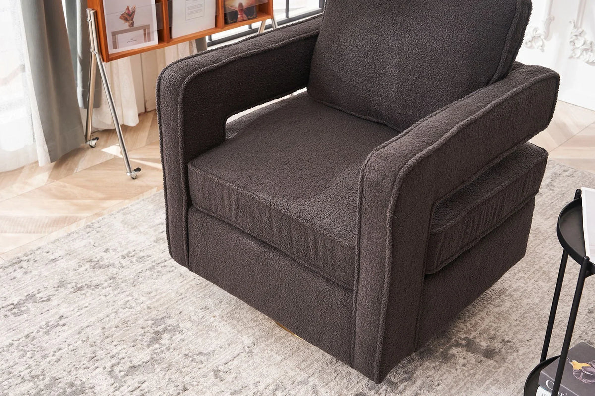 Nursery, Sofa Chair Swivel Living Arm Single Swivel jx Chair, Room,360 for Degree Office Leisure Club je Barrel Small Yone Chair for Bedroom, Hotel, Modern Accent