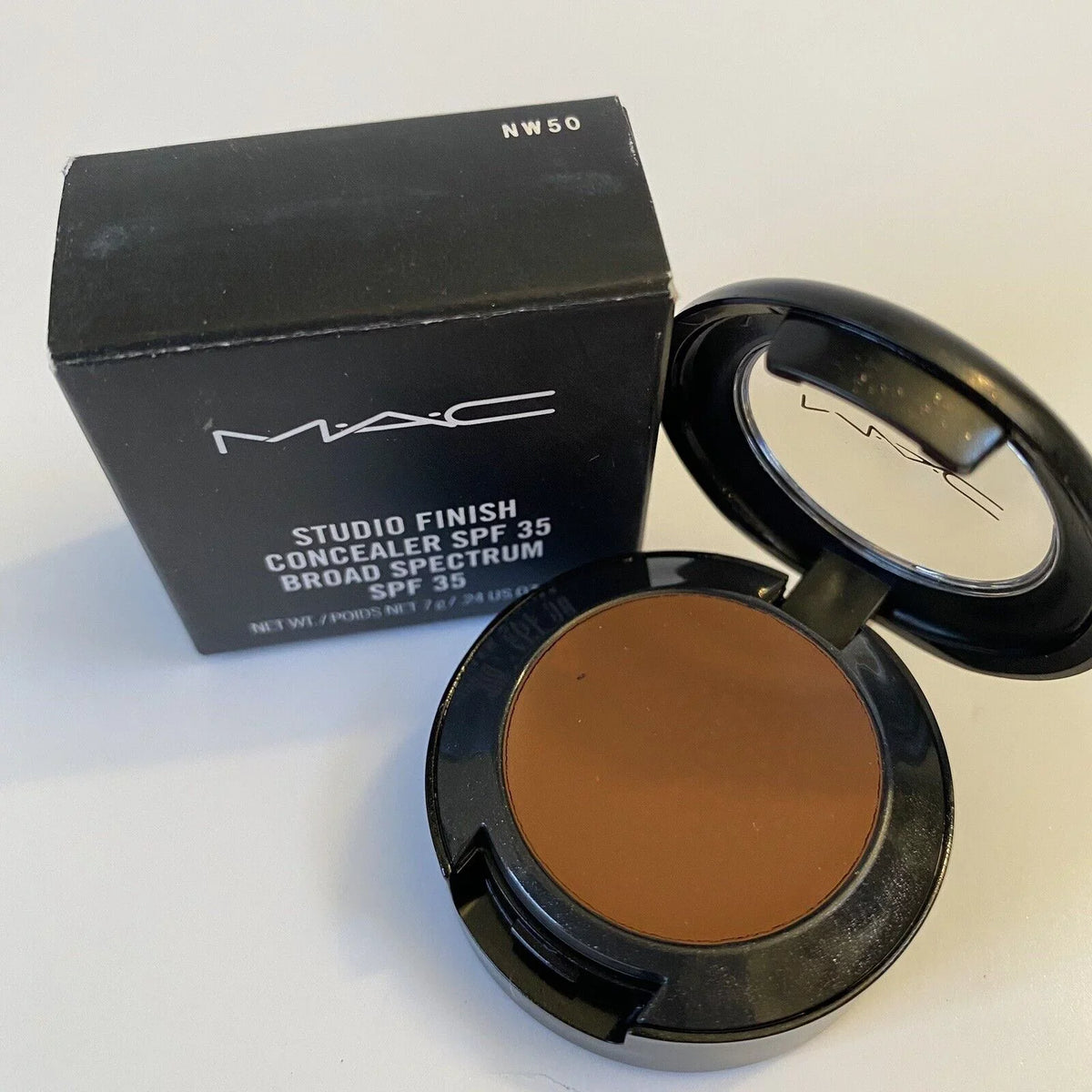 / 7 CONCEALER COSMETICS NET STUDIO WT FINISH 35 MAC NW50 SPF 0.24oz ML
