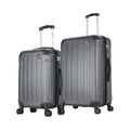 DUKAP Plastic Set Intely Gray Luggage 2-Piece (DKINT0SM-GRE)