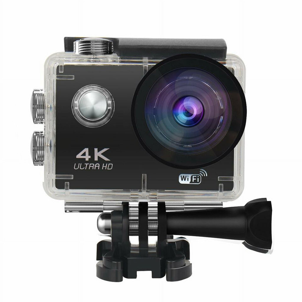 Waterproof, Card, Camera Under 1080P Included HD Action TF Case Camera Carry Battery, Sports 30M