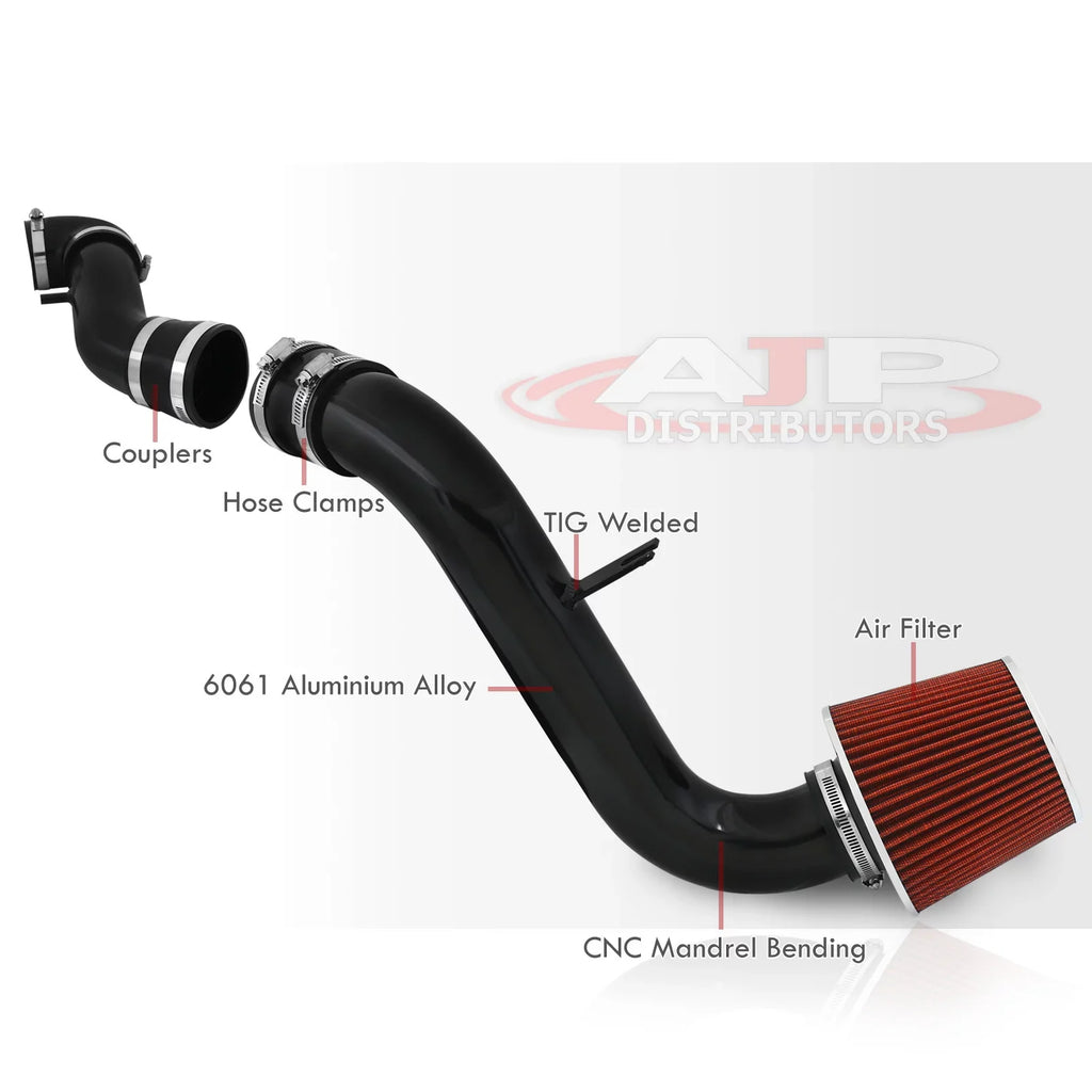 2004 Cold CAI Compatible/Replacement Intake Filter Galant 2.4L Air 2003 Eclipse For Mitsubishi + V6 1999 Aluminum AJP Induction Pipe L4 2005 Piping Black System 2001 JDM Distributors 2002 3.0L 2000