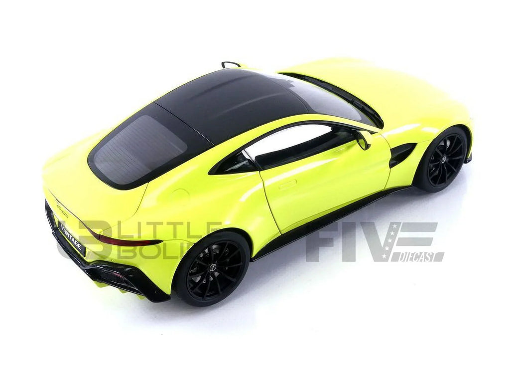 Autoart Green Model 1/18 Lime Top with by Drive) Aston Hand Car RHD Carbon Essence (Right 2019 Vantage Martin