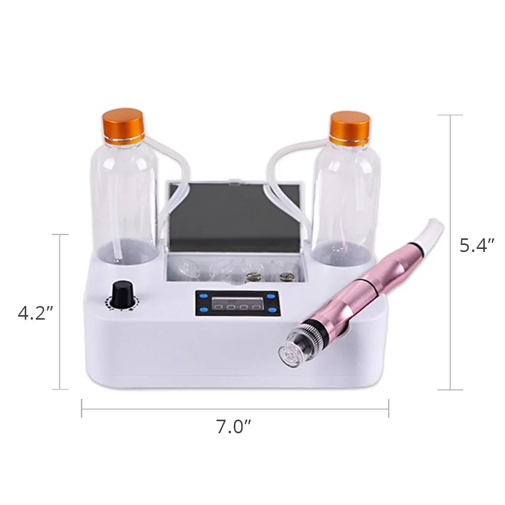 Using Professional Oxygen Facial Cosmetology Suerbeaty Beauty Skin Center Machine, Water Treatment for Rejuvenation Gas-liquid Epidermal Facial Peeling Equipment