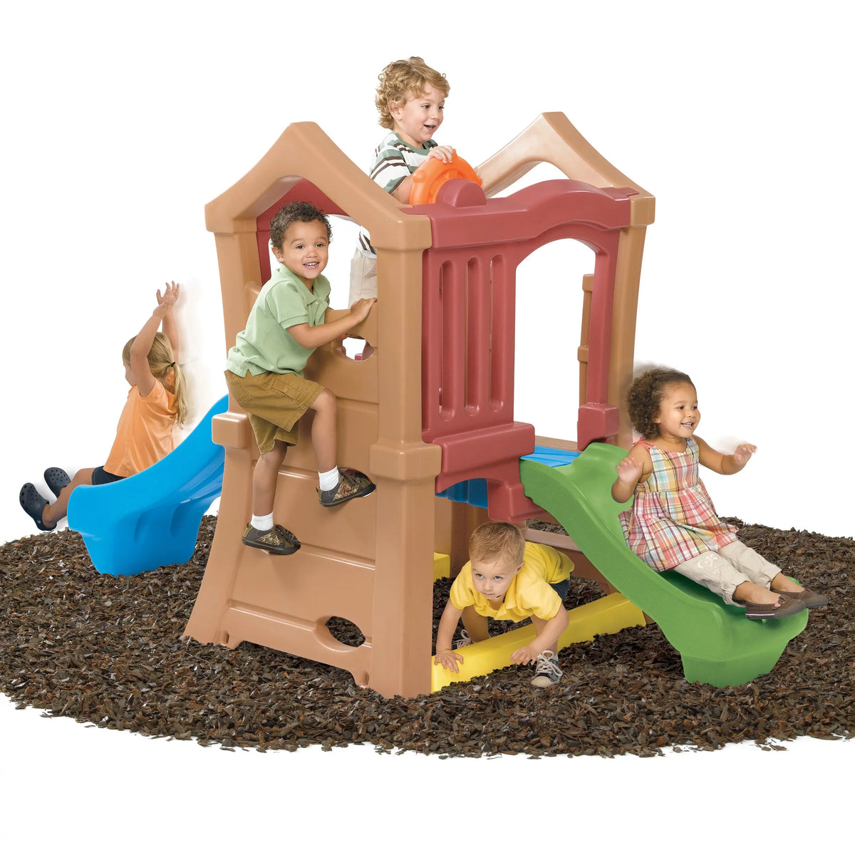 Play Up Double Toddlers Step2 Climber, Slide
