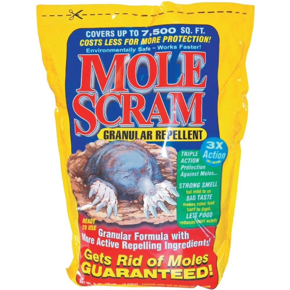 12010 Lb. Repellent Granular 10 Organic Scram Mole 710635 Mole 12010