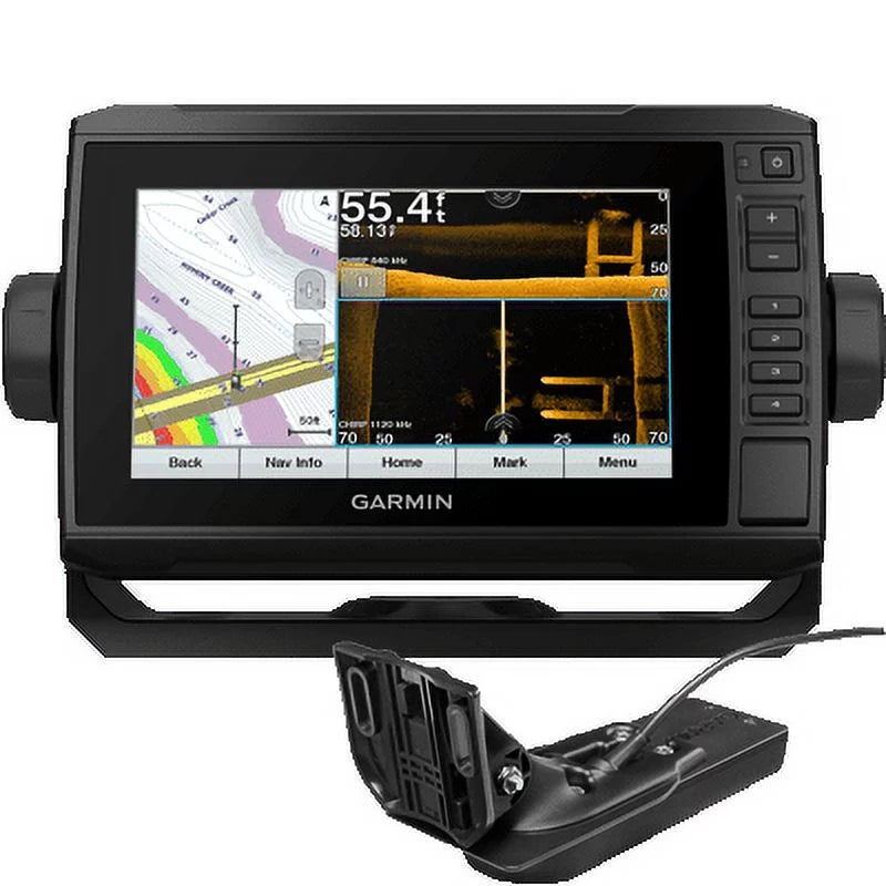 Garmin EchoMap BaseMaps UHD GT54UHD-TM 72sv and 010-02337-01 with Transducer