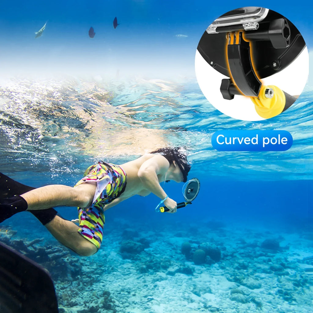 Osmo Dome Handle Handle 30m/98.4ft 30m/98.4ft With Osmo Waterproof Port Port TELESIN Wrist Wrist Camera Telesin Handle With With Camera Waterproof 3/4 30m/98.4ft Waterproof Port,Wrist Camera