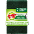 Scour Heavy 21, Scotch-Brite Pads, Green Duty