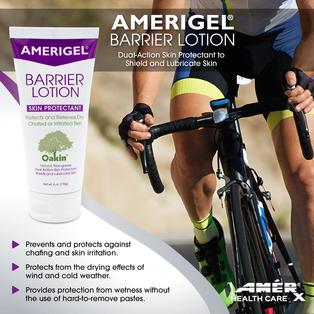All Tube) Chaffed Lotion Skin Skin Invisible | Types - (6 Protectant AMERIGEL oz. Skin Barrier |
