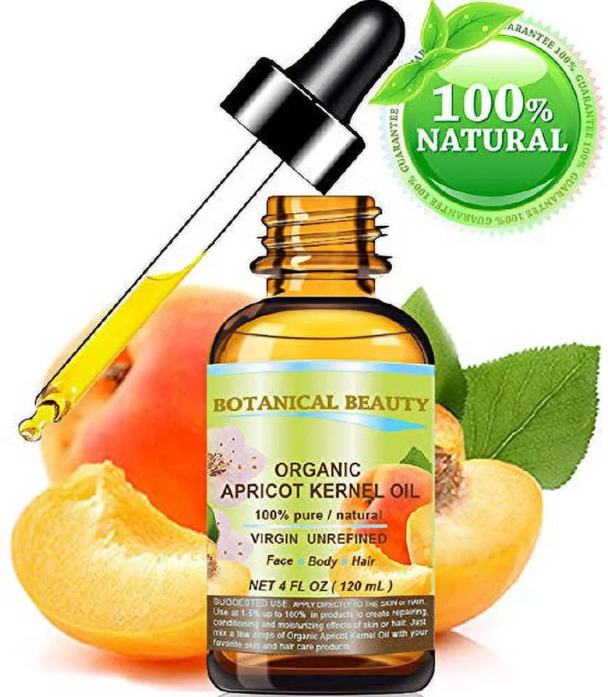 % Hair, 4 Pressed Kernel Dry Cold Oil Nail 100 Cracked Care. Organic Ecz. Virgin And For Natural Unrefined Body, Apricot Oil Fl. Australian Carrier Skin, Face, Lip 120 Hands, Ml Pure Rosacea, Oz.-