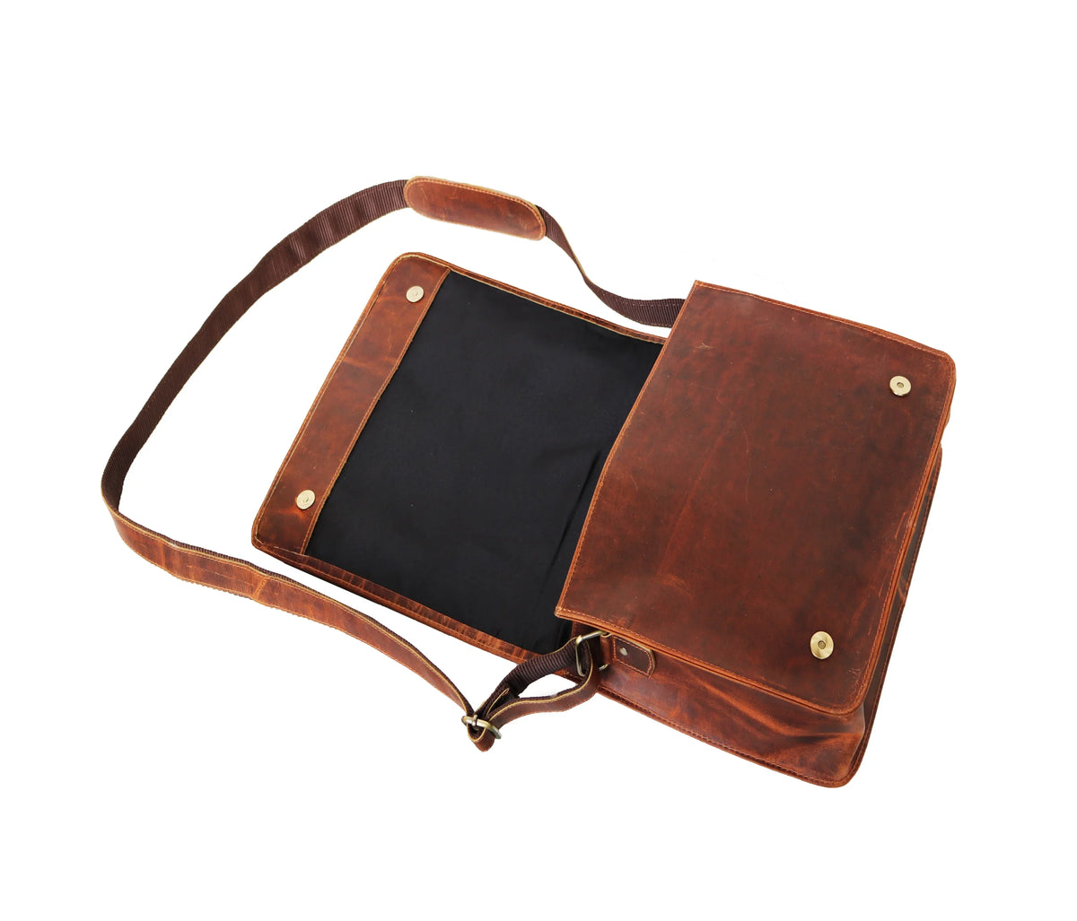 office for MacBook gift bag bag distressed for bag Leather shoulder Handmade men satchel iPad briefcase
