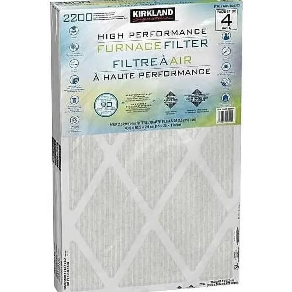 Filter, 90 - Furnace 4 Day Technology - 2200 Dual - Performance Performance Allergen PACK Reduction Airflow (16X25x1) Microparticle High