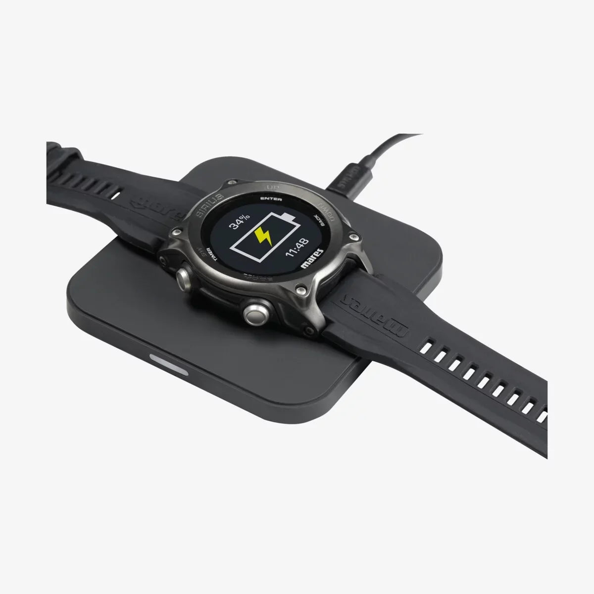 Sirius Mares (Black/Black) Computer Dive
