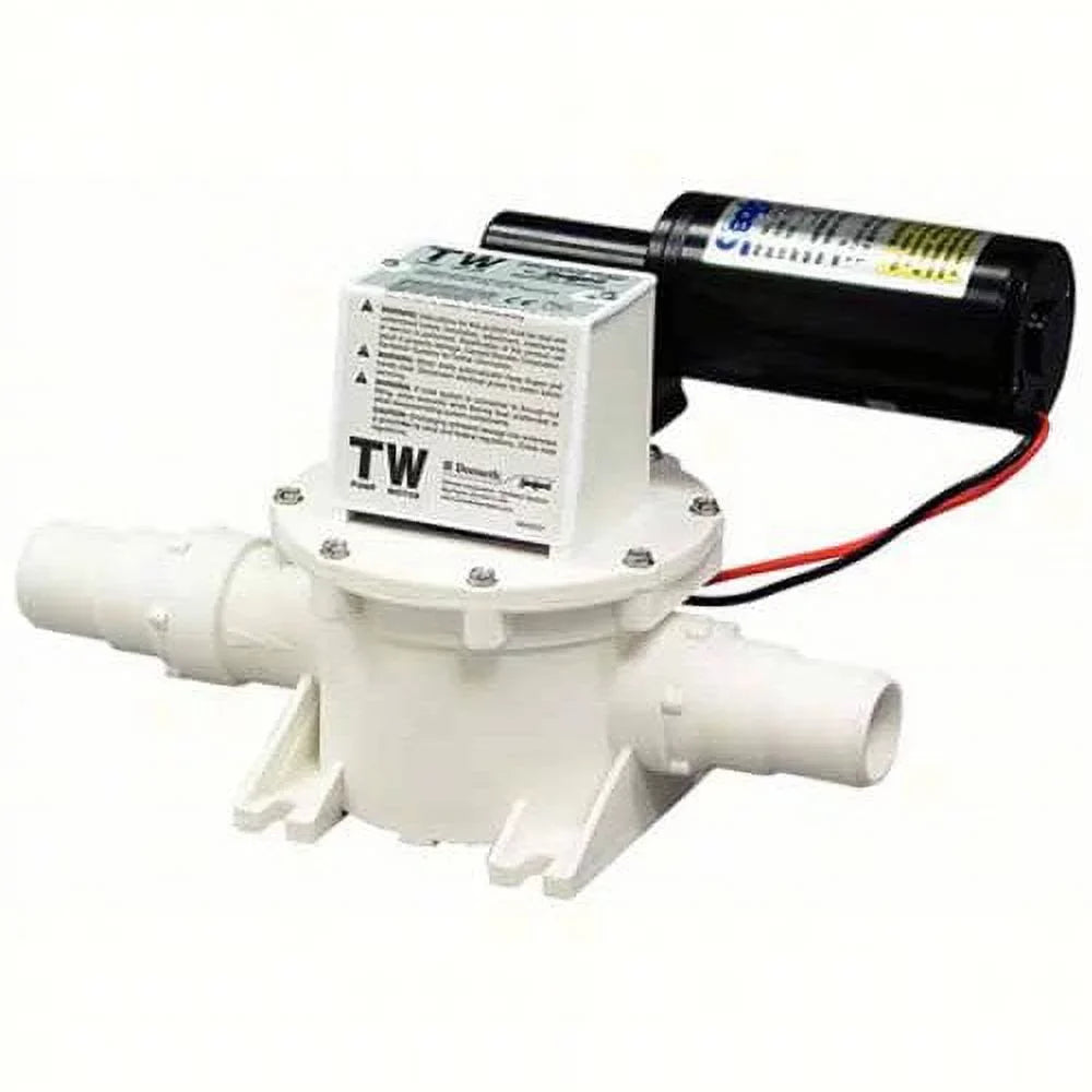 Whisper Motor Quiet T12 Sanipump and Sealand 12V Macerator with Pump T-Series Discharge