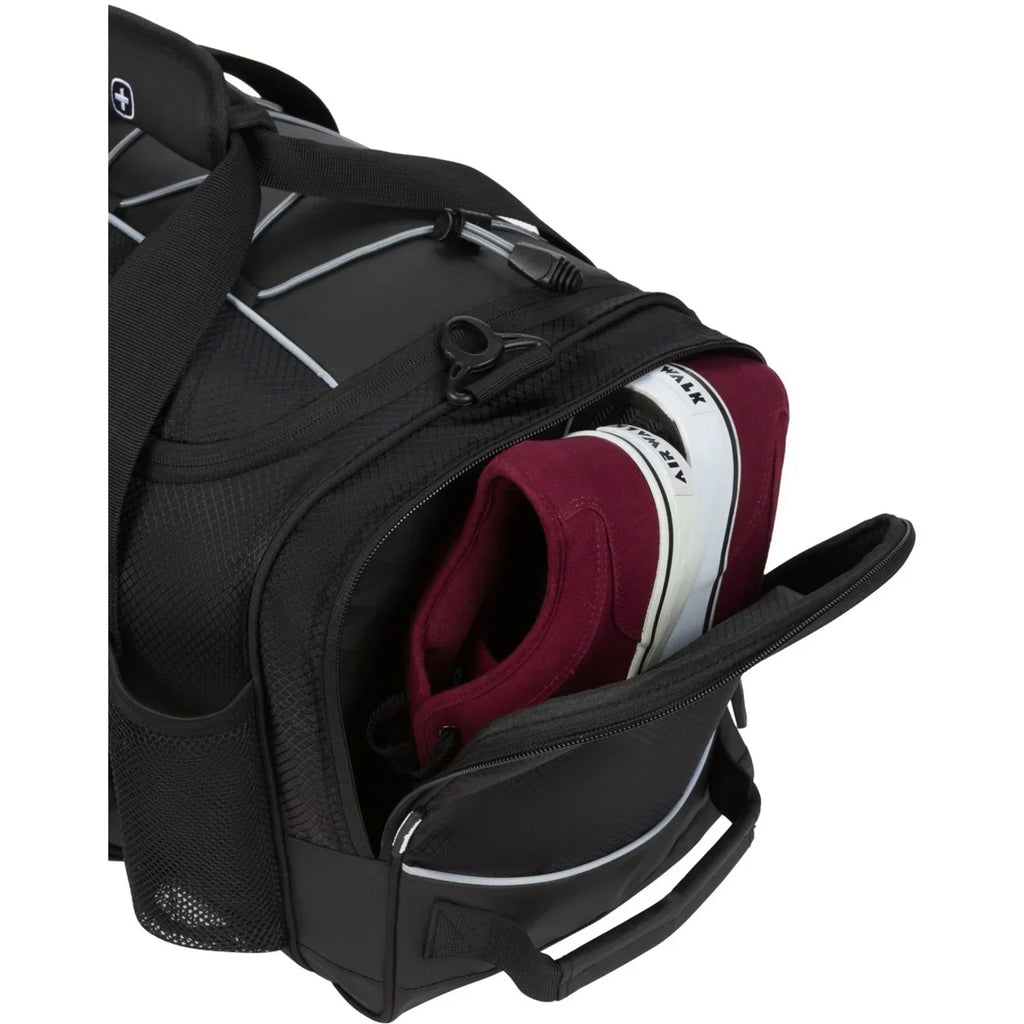 (Duffel) SwissGear Carrying 9000200006 Rugged Black Dobby Essential, Case Travel Apex