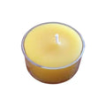 Golden Yellow Tealight Bear Handmade Candles Organics Natural 100 Pack Beeswax of