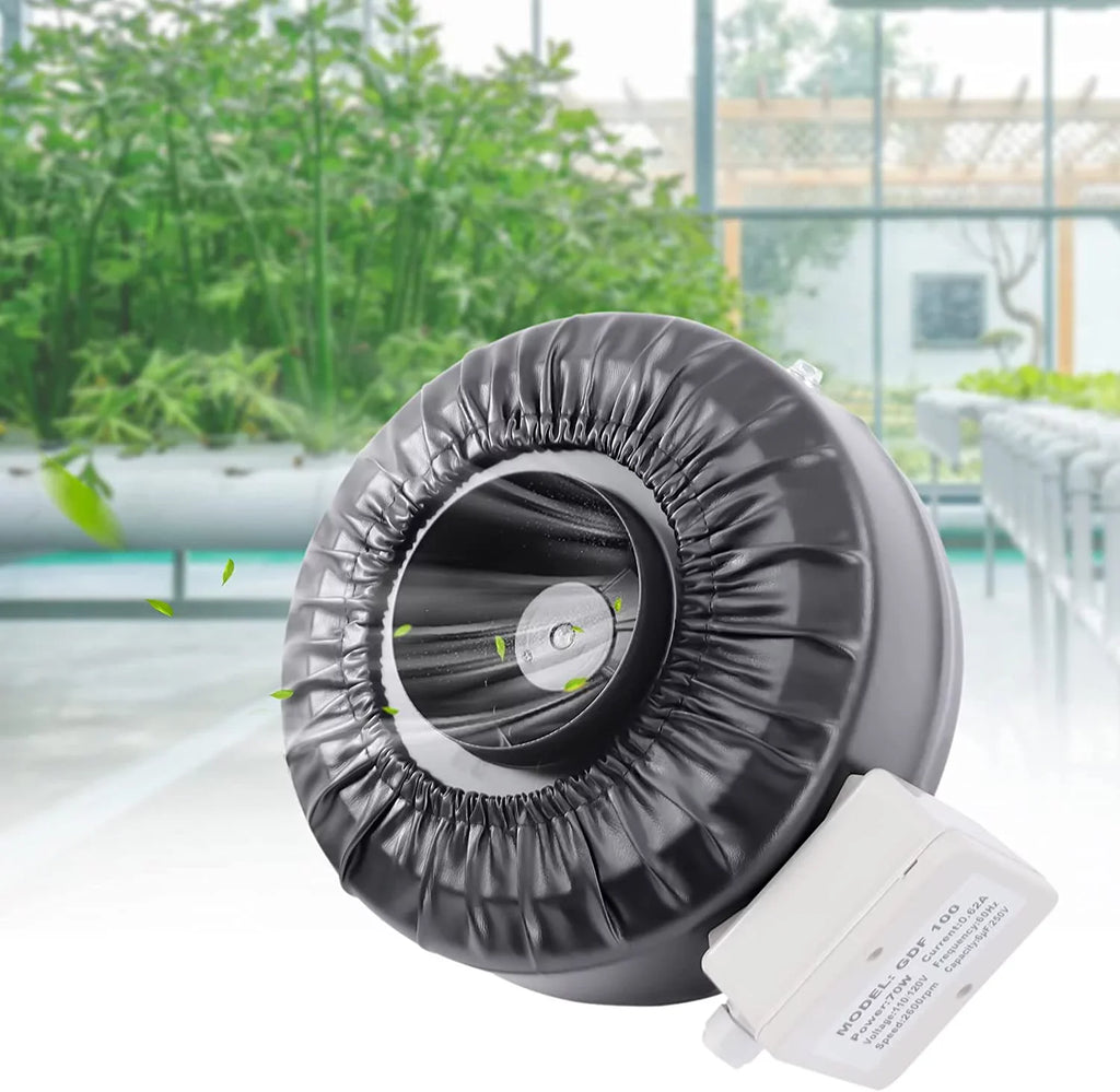 Combinable Fanwith Speed Duct Filter HEPA Carbon Controller Fan Fan Filter Booster Exhaust Fan with Inch & Grow Industrial FETCOI Inline Tent 8 Grade Powerful