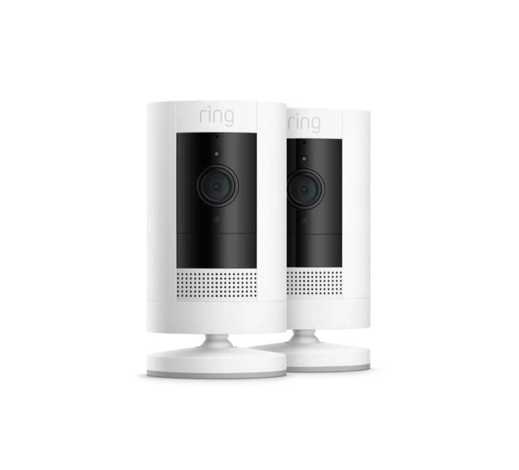 Battery Cleaning Security Stick-up Bundle Savings Wireless Ring_Video Story Cloth, Camera Wi-fi, 2-Pack Home HD, with