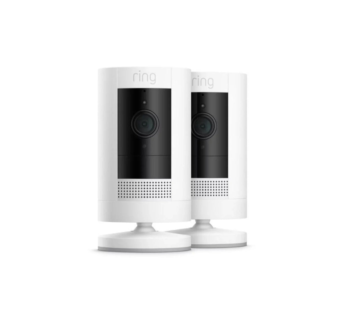 Battery Cleaning Security Stick-up Bundle Savings Wireless Ring_Video Story Cloth, Camera Wi-fi, 2-Pack Home HD, with