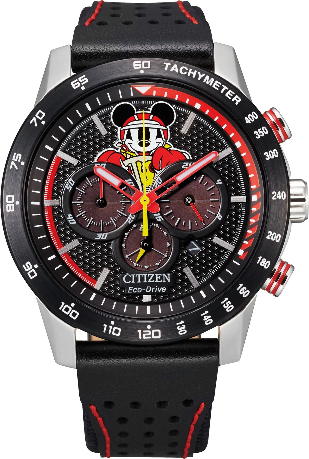 Watch Mickey Chronograph Citizen Disney Racer CA4439-07W Men's Mouse Eco-Drive -