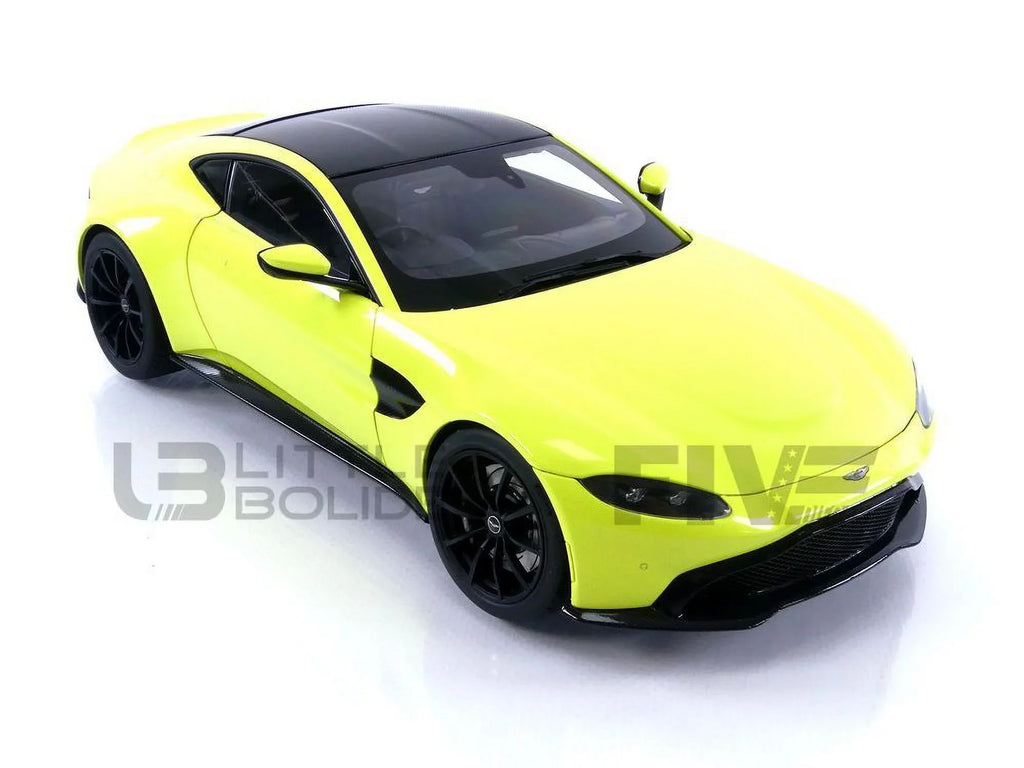 Autoart Green Model 1/18 Lime Top with by Drive) Aston Hand Car RHD Carbon Essence (Right 2019 Vantage Martin