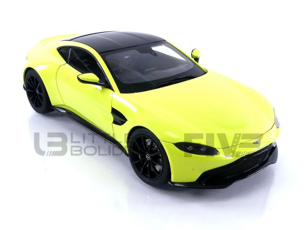 Autoart Green Model 1/18 Lime Top with by Drive) Aston Hand Car RHD Carbon Essence (Right 2019 Vantage Martin