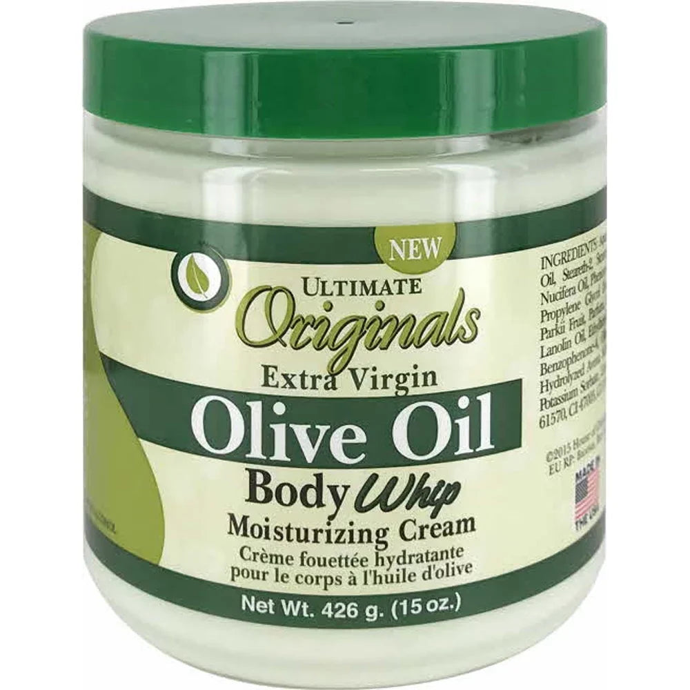 Best of Body Cream, Oil Ultimate Olive Oz., Pack Africa's Whip 12 Organic 15