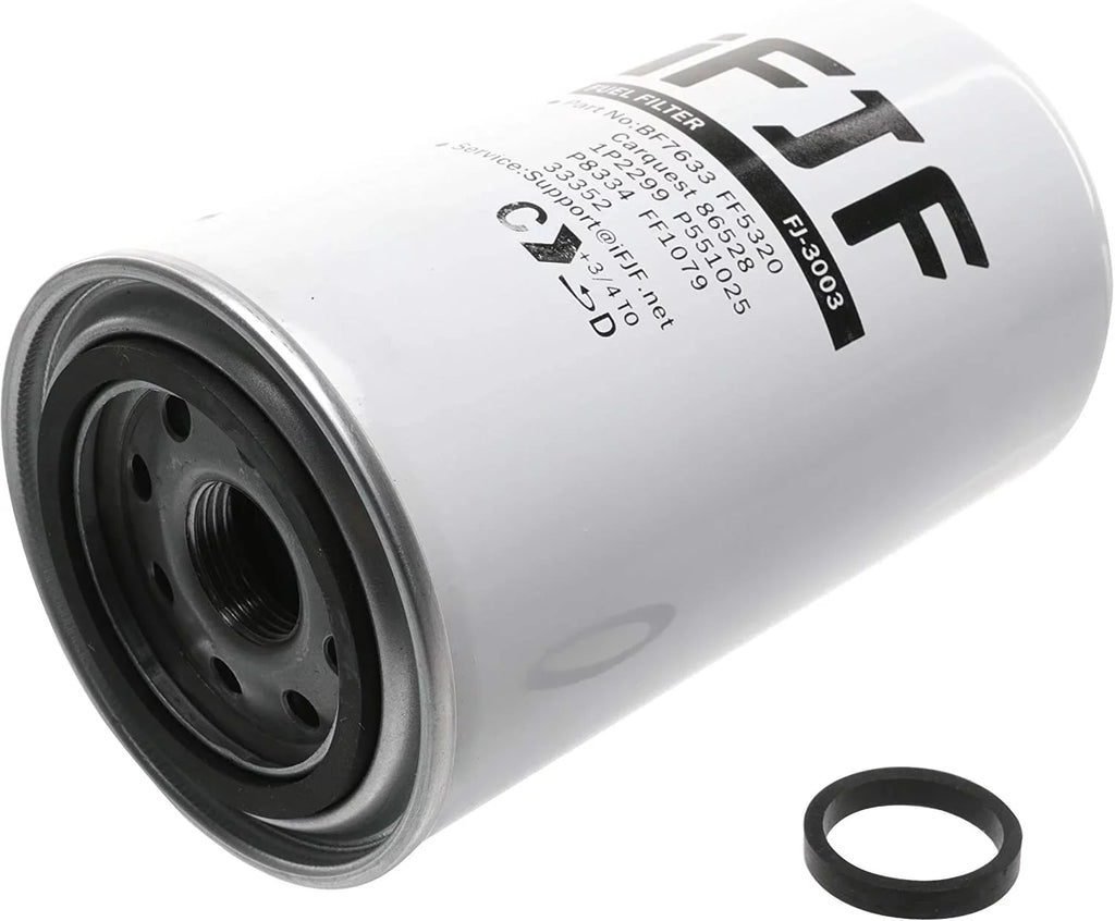 1R-0750 2001-2016 Duramax Silverado/GMC 2500HD for 33528 iFJF P551313 Fuel 6.6L Replaces Chevy 3500HD BF7633 FF5320 Spin-on Filter Replacement Sierra FF3003