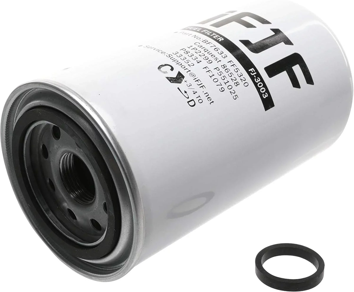 1R-0750 2001-2016 Duramax Silverado/GMC 2500HD for 33528 iFJF P551313 Fuel 6.6L Replaces Chevy 3500HD BF7633 FF5320 Spin-on Filter Replacement Sierra FF3003