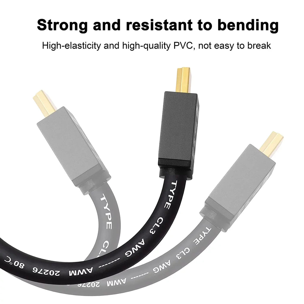 8K60Hz ARC Cable 2.3 Rated 2.1 eARC Compatible 2.2 CL3 HDMI Wall Feet Ultra in Speed High HDCP 15 8K 4K120Hz
